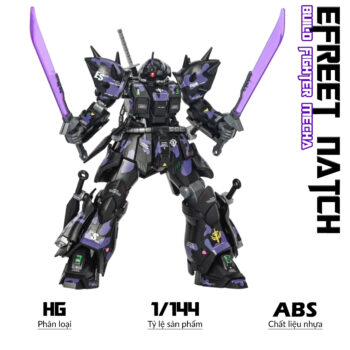 HG 1/144 ZAKU EFREET NATCH CUSTOM