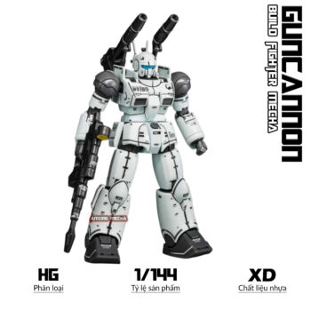 HG 1/144 GUNCANNON WHITE