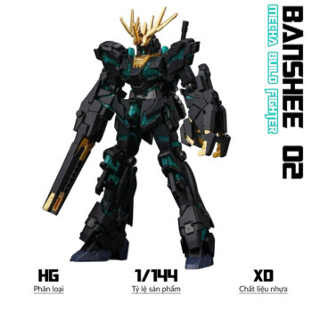 HG 1/144 RX-0 UNICORN BANSHEE 02 CUSTOM