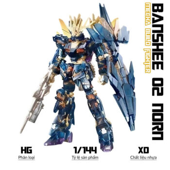 HG 1/144 UNICORN BANSHEE 02 NORN (CLEAR VER)