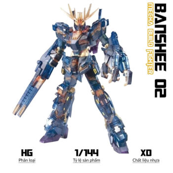 HG 1/144 RX-0 UNICORN BANSHEE 02 CUSTOM