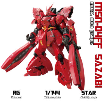 RG 1/144 SAZABI SIDE F