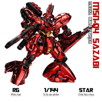 RG 1/144 MSN-04 SAZABI METALIC CUSTOM