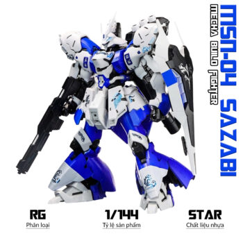 RG 1/144 MSN-04 SAZABI BLUE DRAGON