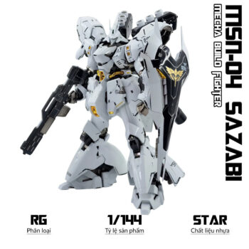 RG 1/144 MSN-04 SAZABI WHITE CUSTOM