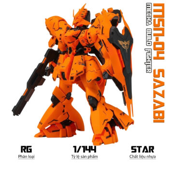 RG 1/144 MSN-04 SAZABI ORANGE CUSTOM