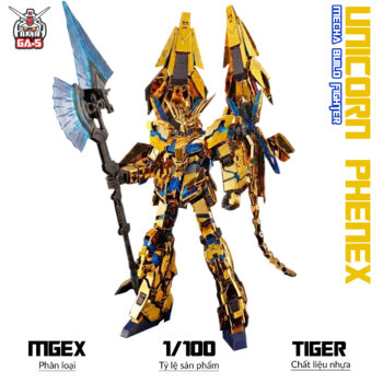 MGEX 1/100 UNICORN 03 PHENEX - Frame Blue