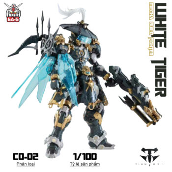 CANGDAO 1/100 TUẦN GIỚI SỨ - BẠCH HỔ (WHITE TIGER)